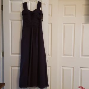 Purple wedding dress